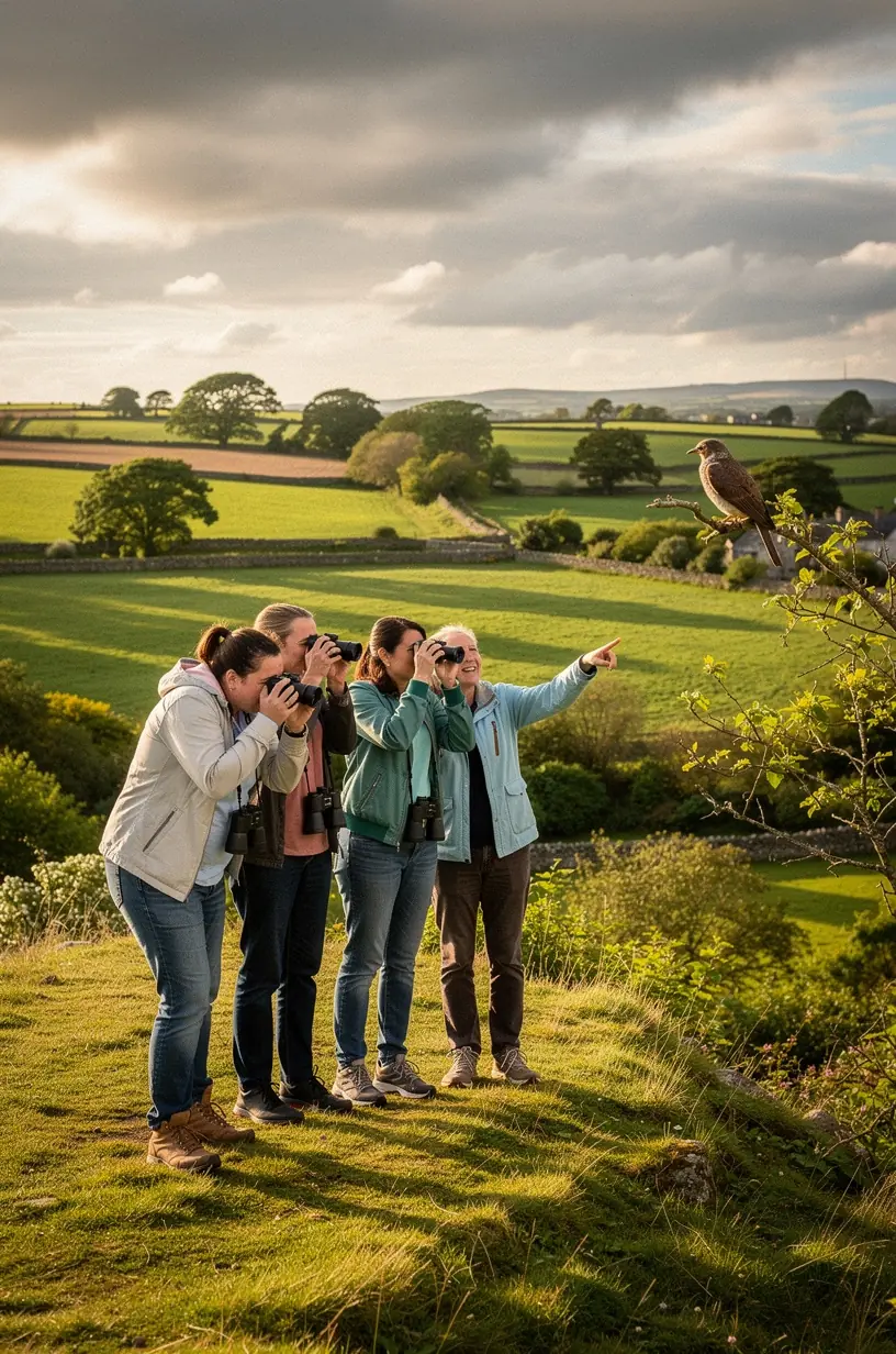 Person walking through a scenic park trail.